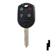 4-Button Remote Head Key w/ Lincoln Logo | Lincoln | 5921295 Automotive Key Strattec