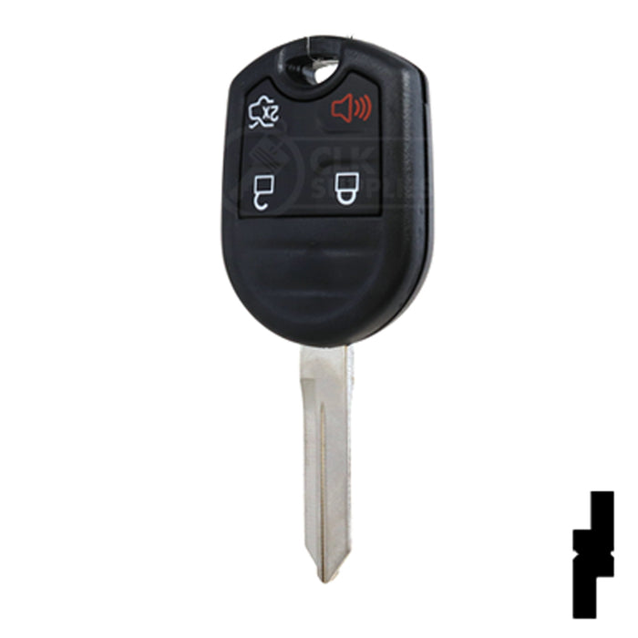 4-Button Remote Head Key w/ Lincoln Logo | Lincoln | 5921295 Automotive Key Strattec