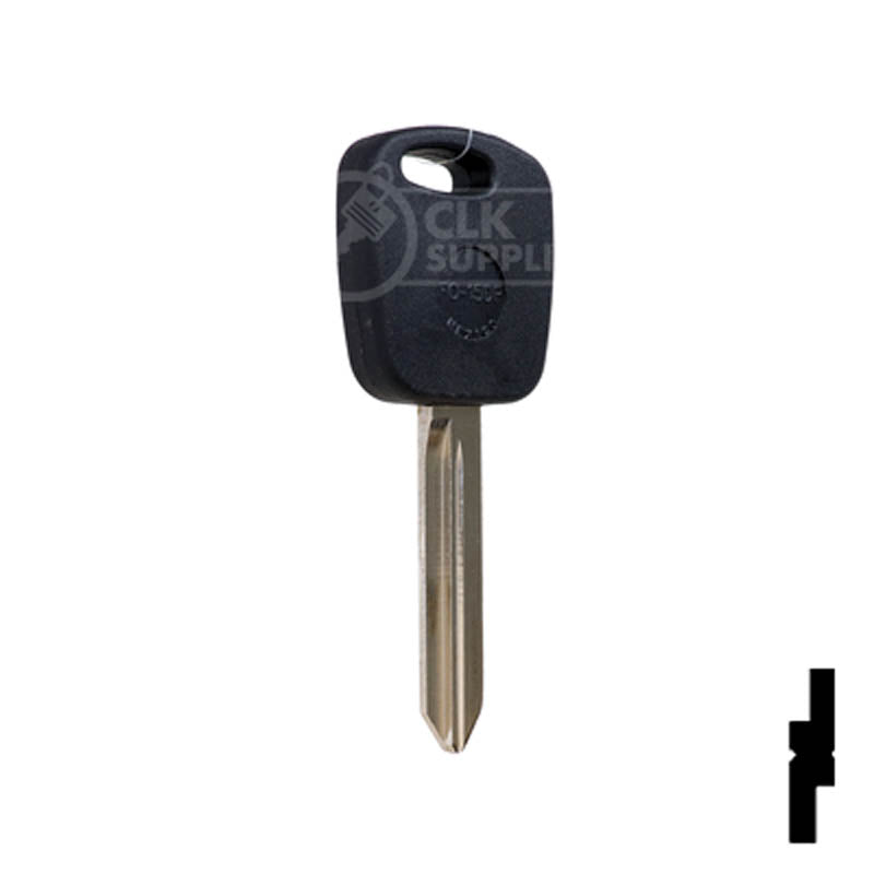 4D-60 Chip Transponder Key | Ford | H74PT/H86PT, 691643, TP06FO-15D.P Automotive Key JMA USA