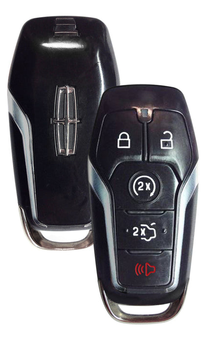 5-Button PEPS FOB 2-Way w/ Lincoln Logo | Lincoln | 5925313 Automotive Key Strattec