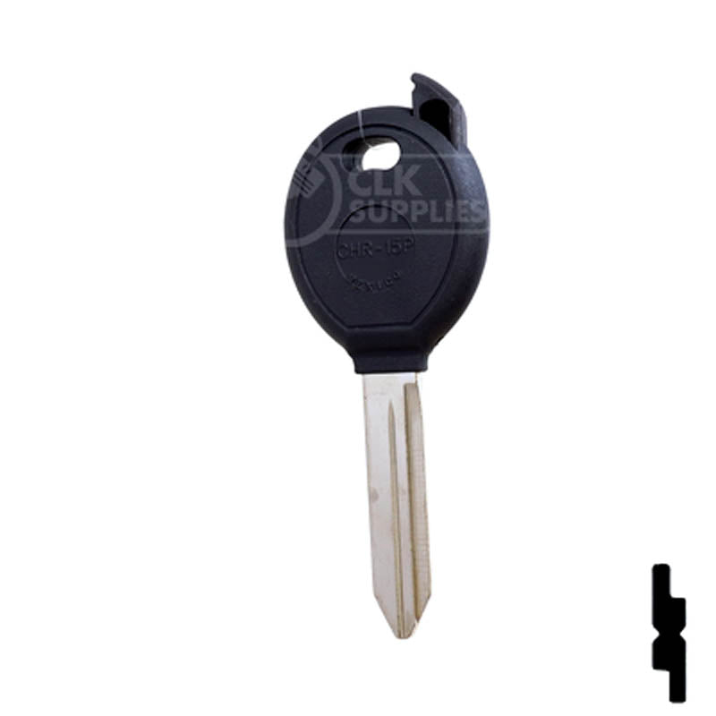 Chipless Key For Y160, Y164 Chrysler, Dodge, Jeep Automotive Key JMA USA