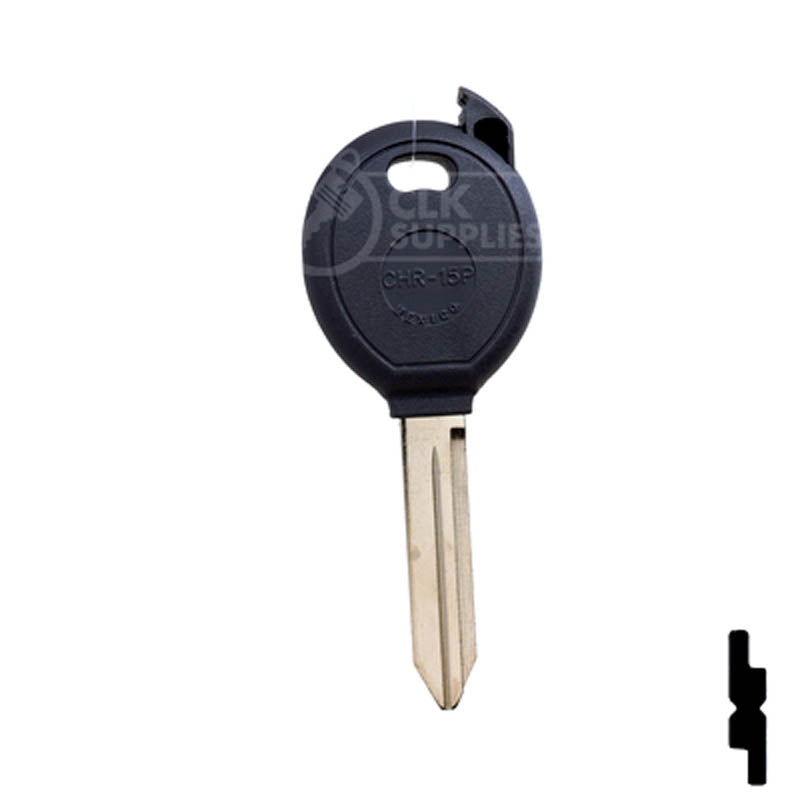 Chipless Key For Y160, Y164 Chrysler, Dodge, Jeep Automotive Key JMA USA