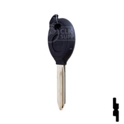 Chipless Key For Y160, Y164 Chrysler, Dodge, Jeep Automotive Key JMA USA