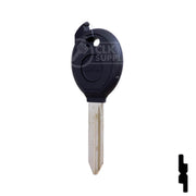 Chipless Key For Y160, Y164 Chrysler, Dodge, Jeep Automotive Key JMA USA