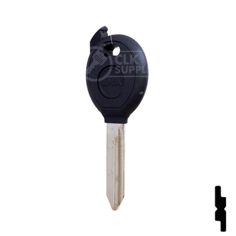 Chipless Key For Y160, Y164 Chrysler, Dodge, Jeep Automotive Key JMA USA