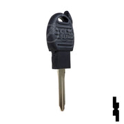 Chipless Key For Y170 Chrysler, Dodge, Jeep Automotive Key JMA USA