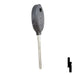 Chipless Transponder Key Blank | Chrysler | TP00CHR-19-PG Automotive Key JMA USA