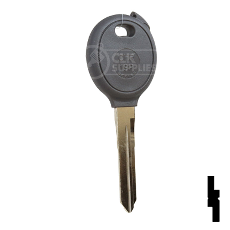 Chipless Transponder Key Blank | Chrysler | TP00CHR-19-PG Automotive Key JMA USA