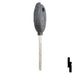 Chipless Transponder Key Blank | Chrysler | TP00CHR-19-PG Automotive Key JMA USA