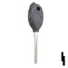 Chipless Transponder Key Blank | Chrysler | TP00CHR-19-PG Automotive Key JMA USA