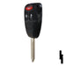 Chrysler 3 Button Remote Head Key (3B2) - By Ilco Automotive Key Ilco