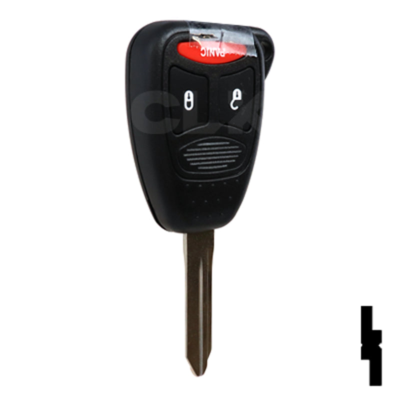 Chrysler 3 Button Remote Head Key (3B2) - By Ilco Automotive Key Ilco