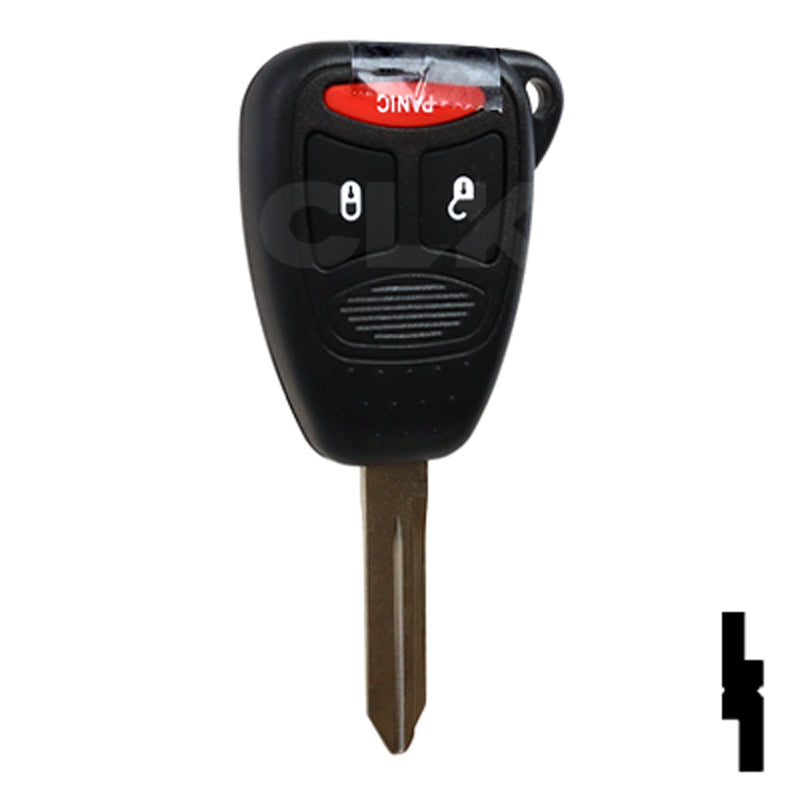Chrysler 3 Button Remote Head Key (3B2) - By Ilco Automotive Key Ilco