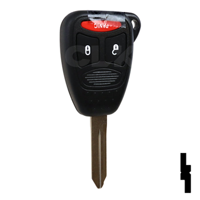 Chrysler 3 Button Remote Head Key (3B2) - By Ilco Automotive Key Ilco