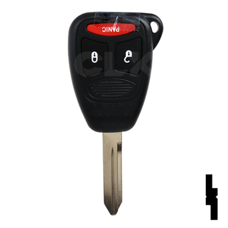 Chrysler 3 Button Remote Head Key (3B2) - By Ilco Automotive Key Ilco