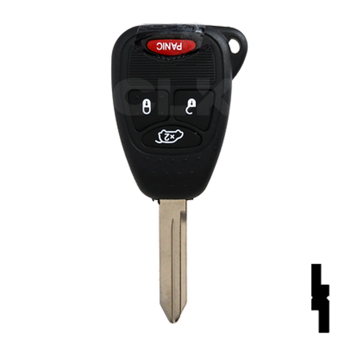 Chrysler 4 Button Remote Head Key (4B1) - By Ilco Automotive Key Ilco