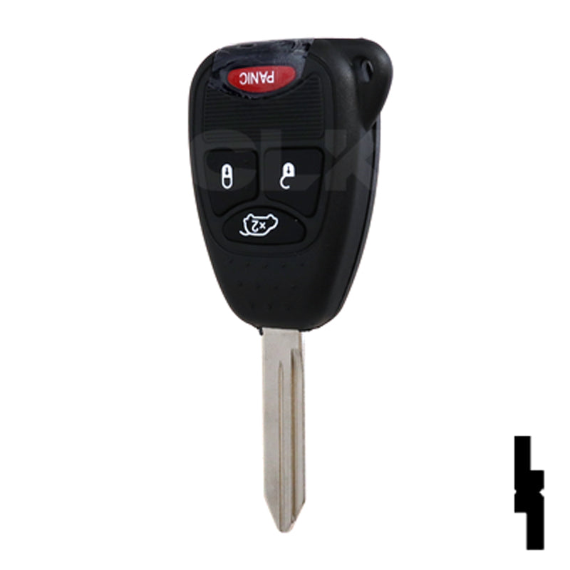 Chrysler 4 Button Remote Head Key (4B1) - By Ilco Automotive Key Ilco