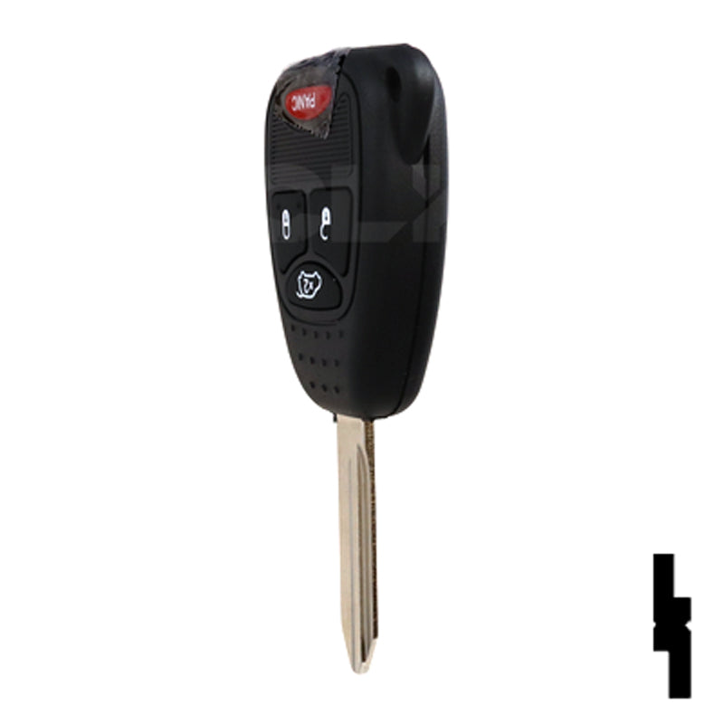 Chrysler 4 Button Remote Head Key (4B1) - By Ilco Automotive Key Ilco