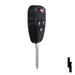 Chrysler 4 Button Remote Head Key (4B1) - By Ilco Automotive Key Ilco