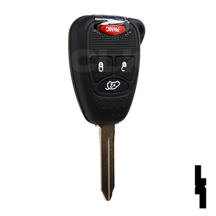 Chrysler 4 Button Remote Head Key (4B1) - By Ilco Automotive Key Ilco