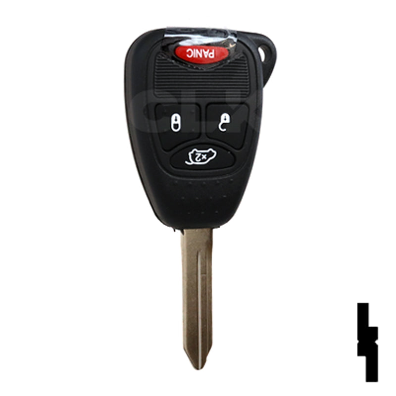 Chrysler 4 Button Remote Head Key (4B1) - By Ilco Automotive Key Ilco
