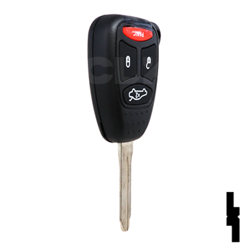 Chrysler 4 Button Remote Head Key (4B2) - By Ilco Automotive Key Ilco