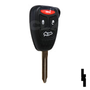 Chrysler 4 Button Remote Head Key (4B2) - By Ilco Automotive Key Ilco