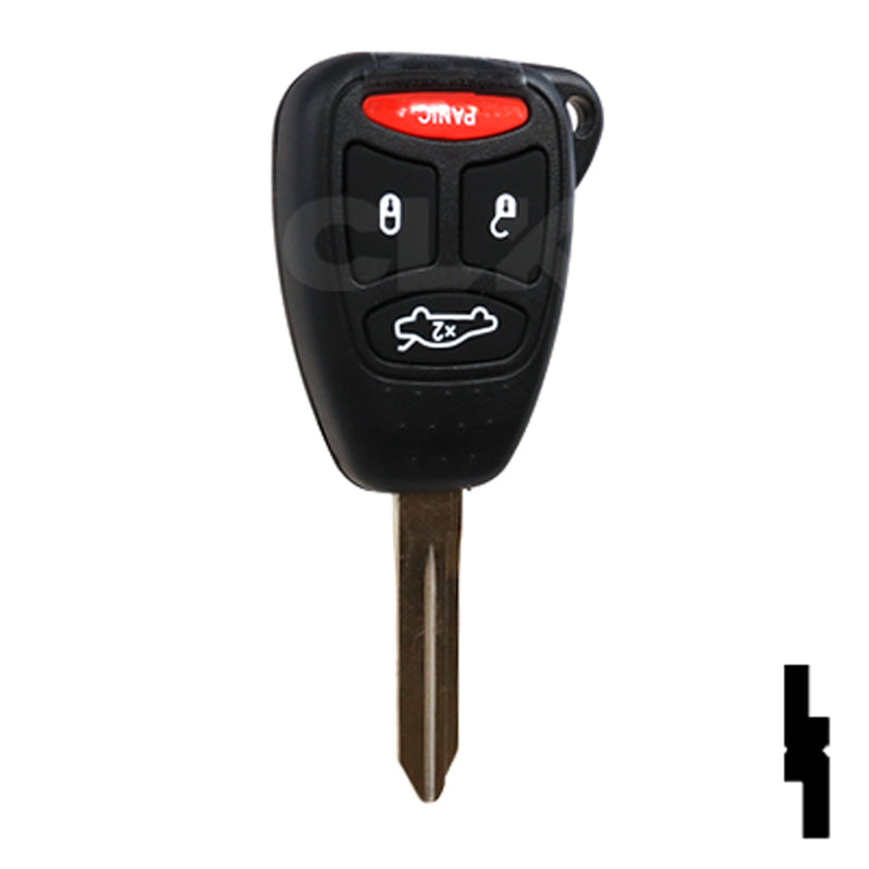 Chrysler 4 Button Remote Head Key (4B2) - By Ilco Automotive Key Ilco