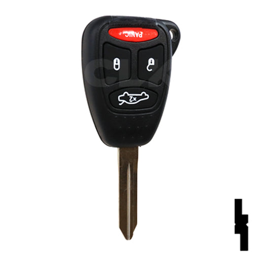 Chrysler 4 Button Remote Head Key (4B2) - By Ilco Automotive Key Ilco