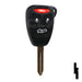 Chrysler 4 Button Remote Head Key (4B2) - By Ilco Automotive Key Ilco