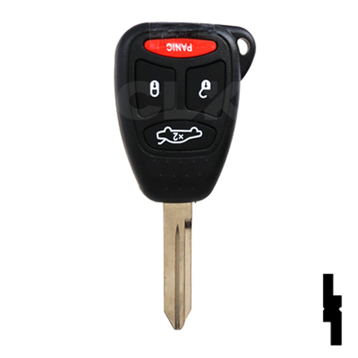 Chrysler 4 Button Remote Head Key (4B2) - By Ilco Automotive Key Ilco