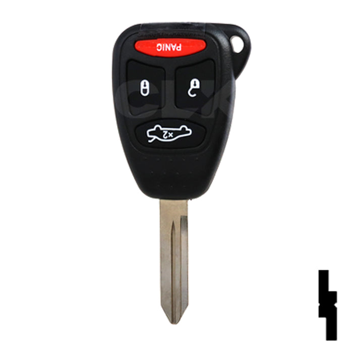 Chrysler 4 Button Remote Head Key (4B2) - By Ilco Automotive Key Ilco