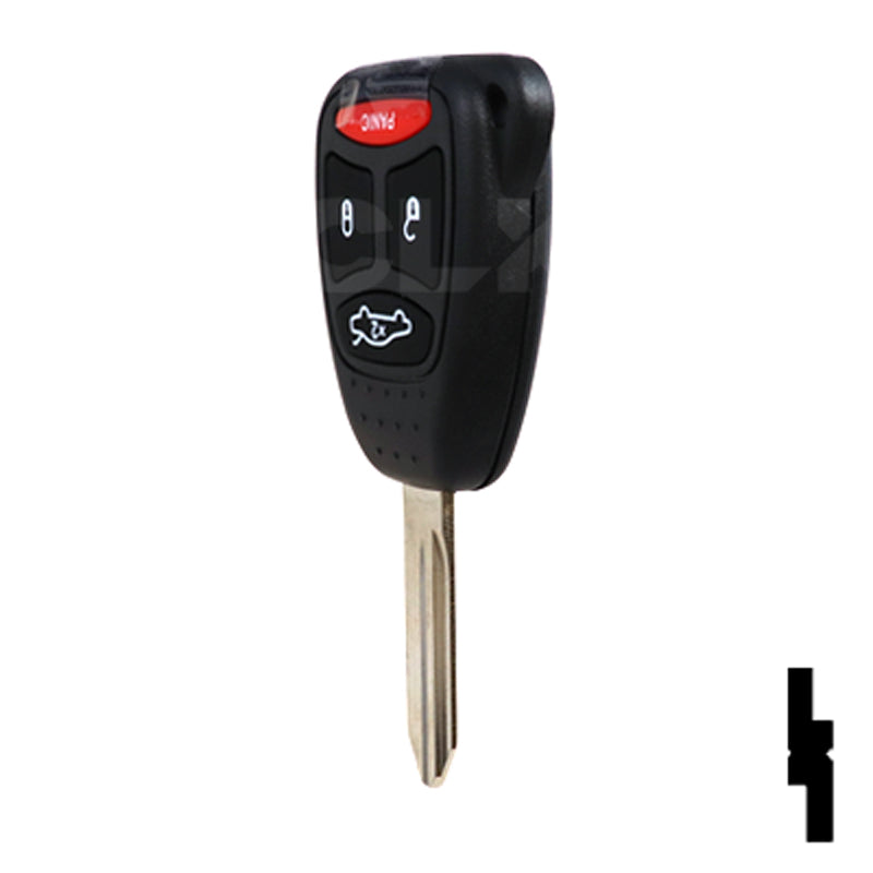 Chrysler 4 Button Remote Head Key (4B2) - By Ilco Automotive Key Ilco