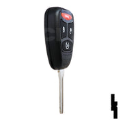 Chrysler 4 Button Remote Head Key (4B3) - By Ilco Automotive Key Ilco