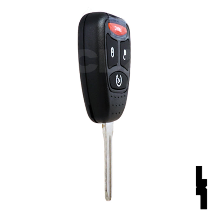 Chrysler 4 Button Remote Head Key (4B3) - By Ilco Automotive Key Ilco