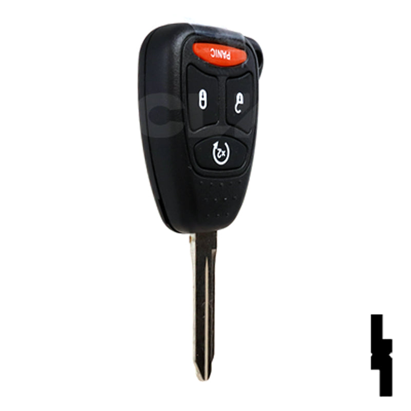 Chrysler 4 Button Remote Head Key (4B3) - By Ilco Automotive Key Ilco