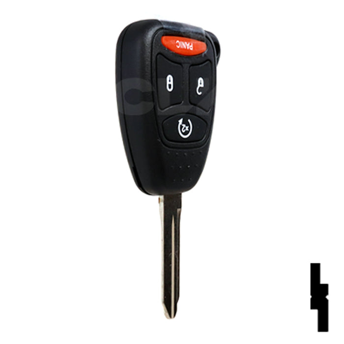 Chrysler 4 Button Remote Head Key (4B3) - By Ilco Automotive Key Ilco