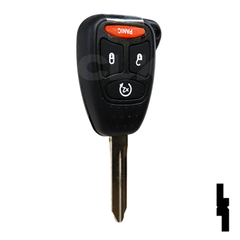 Chrysler 4 Button Remote Head Key (4B3) - By Ilco Automotive Key Ilco