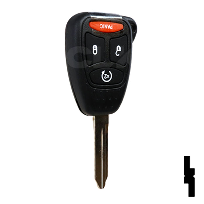 Chrysler 4 Button Remote Head Key (4B3) - By Ilco Automotive Key Ilco