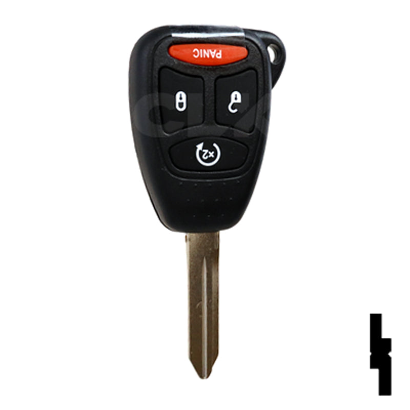 Chrysler 4 Button Remote Head Key (4B3) - By Ilco Automotive Key Ilco