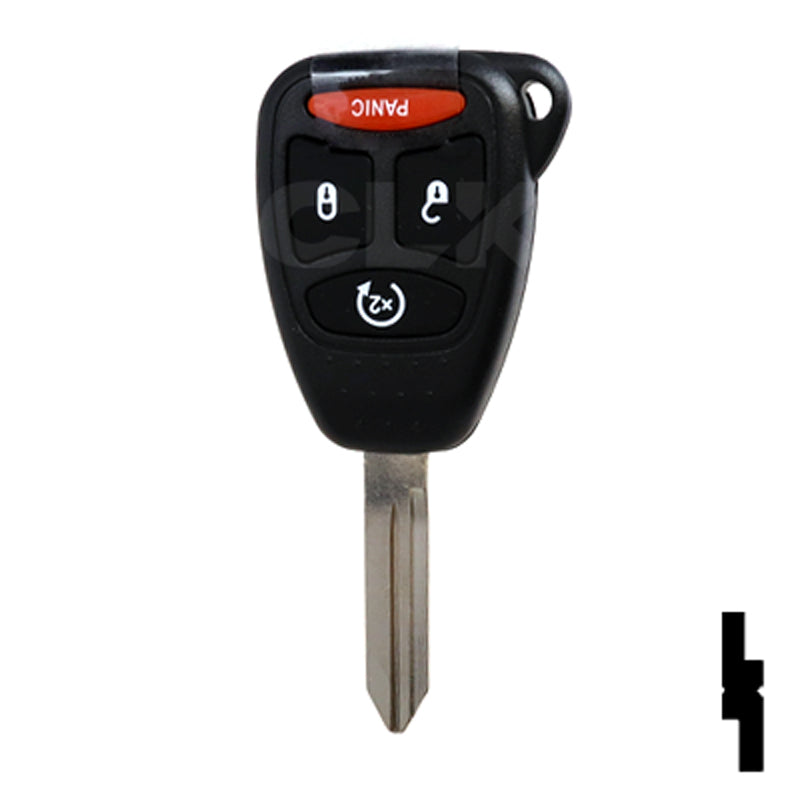 Chrysler 4 Button Remote Head Key (4B3) - By Ilco Automotive Key Ilco