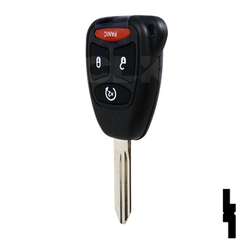 Chrysler 4 Button Remote Head Key (4B3) - By Ilco Automotive Key Ilco