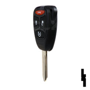 Chrysler 4 Button Remote Head Key (4B3) - By Ilco Automotive Key Ilco