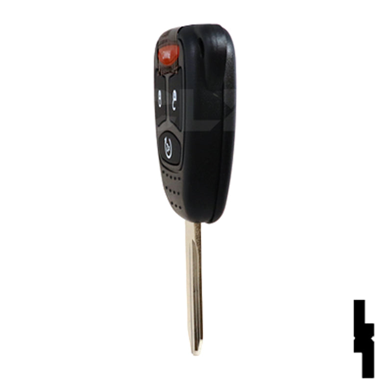 Chrysler 4 Button Remote Head Key (4B3) - By Ilco Automotive Key Ilco