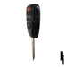 Chrysler 4 Button Remote Head Key (4B3) - By Ilco Automotive Key Ilco