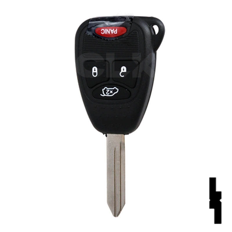 Chrysler 4 Button Remote Head Key (4B4) - By Ilco Automotive Key Ilco