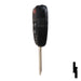 Chrysler 4 Button Remote Head Key (4B4) - By Ilco Automotive Key Ilco