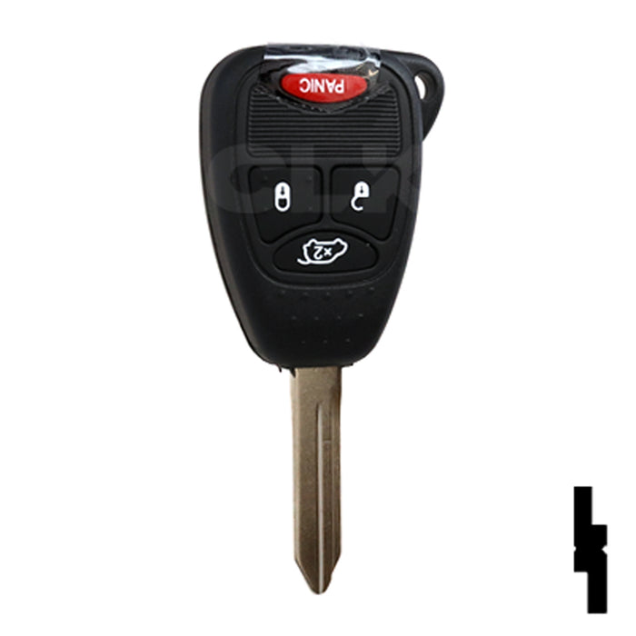 Chrysler 4 Button Remote Head Key (4B4) - By Ilco Automotive Key Ilco