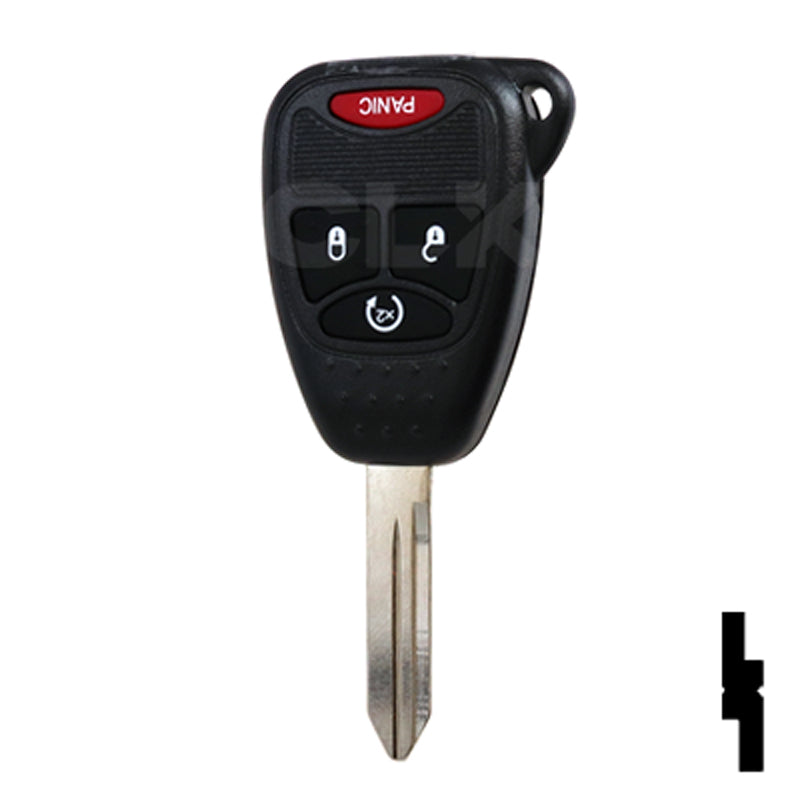 Chrysler 4 Button Remote Head Key (4B5) - By Ilco Automotive Key Ilco