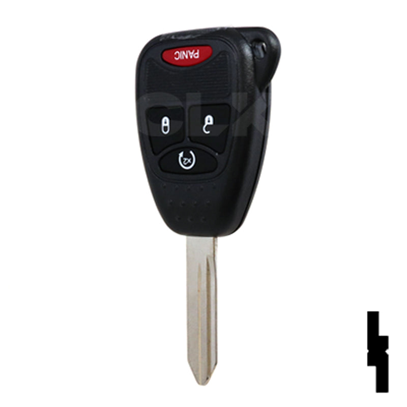 Chrysler 4 Button Remote Head Key (4B5) - By Ilco Automotive Key Ilco